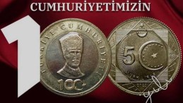 Cumhuriyet’in 100. yılına özel basılan madeni ‘5 Türk lirası’nda “AKP sloganı”