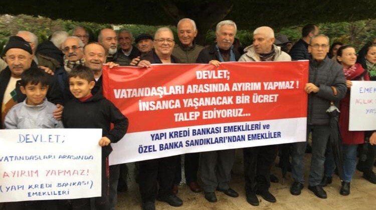 Yapı Kredi Bankası Emekliler Derneği Adana Şubesi’nden Basın Açıklaması