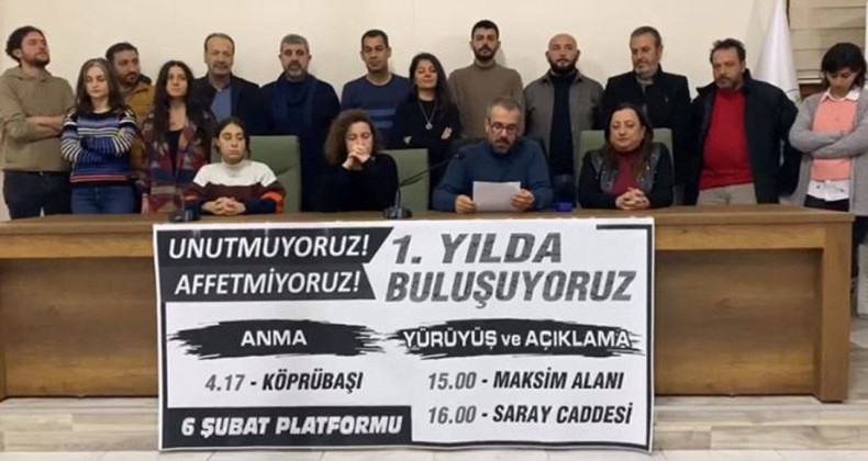 Hatay’da 6 Şubat Platformu Çağrı Yaptı