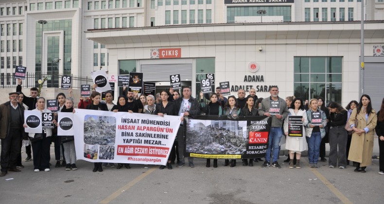 Adana’da Alpargün Apartmanı Duruşması Yapıldı