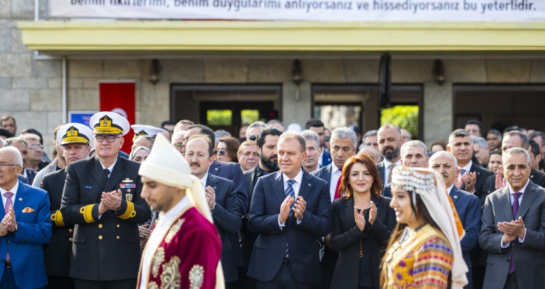Mustafa Kemal Atatürk’ün Mersin’e gelişinin 101. yıl dönümü kutlandı