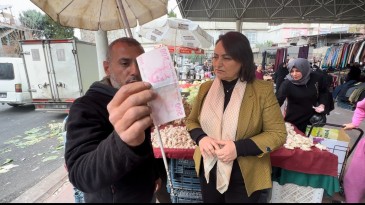 CHP’li Şevkin, pazar ziyaretinde bulundu