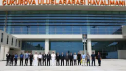 Mersin Valisi’nden Çukurova Uluslararası Havalimanı’nda inceleme