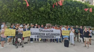 Adana’da sokak hayvanları için nöbet eylemi