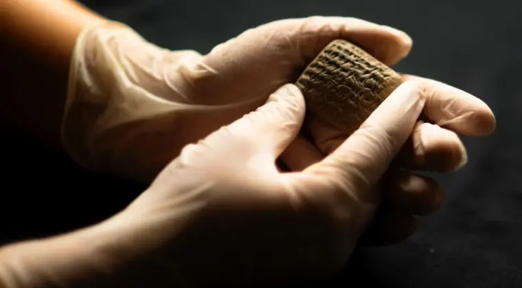 Hatay’daki arkeolojik kazıda tablet bulundu