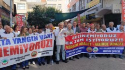 Emeklilerden Mersin’de eylem: “Geçinemiyoruz”