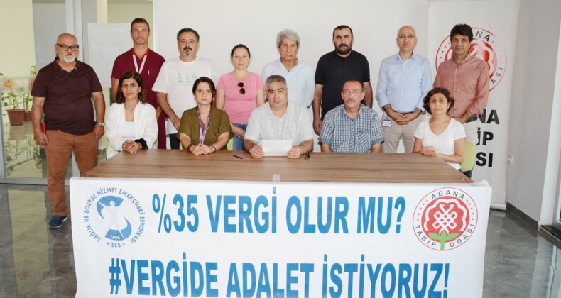 Sağlık emekçileri, ‘Vergide Adalet’ eyleminde 31. haftada