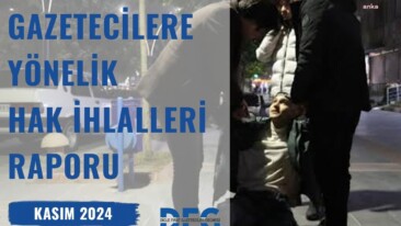 DFG’nin Kasım ayı hak ihlalleri raporu: 3 gazeteci tutuklandı, 21 gazeteci gözaltına aldı