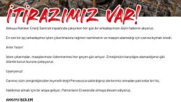 Patronların Ensesindeyiz: “Artık Yeter!”